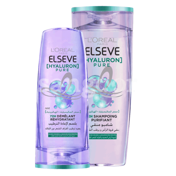 ELSEVE-PACK-HYALURON-PURE-SHAMPOING-400MLAPRES-SHAMPOING-200ML.png.Prix Tunisie
