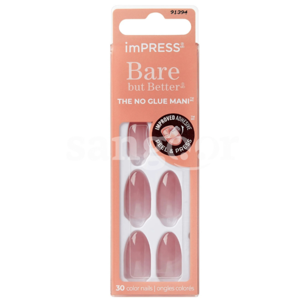 KISS-FAUX-ONGLES-IMPRESS-BARE-OVAL-30PCS-SERENITY.png Prix Tunisie