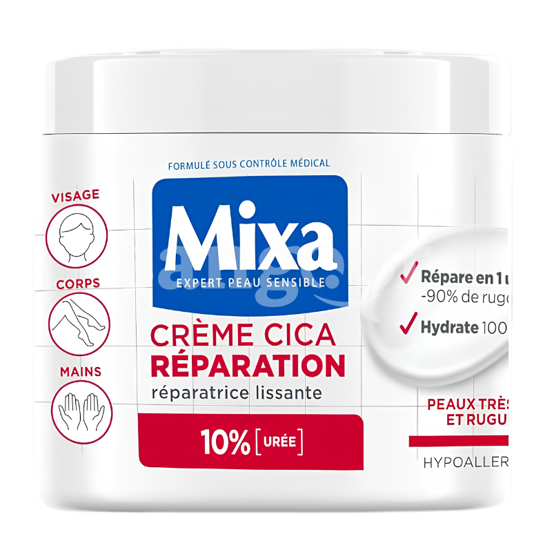 MIXA CREME HYDRATANTE 400ML CICA REPARATION MIXA-CREME-HYDRATANTE-400ML-CICA-REPARATION-1.png Prix Tunisie
