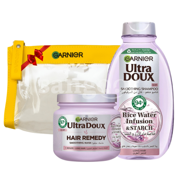 PACK-ULTRA-DOUX-RICE-WATER-SHAMPOING-400ML-MASQUE-340ML-TROUSSE-GARNIER-GRATUIT.png Prix Tunisie