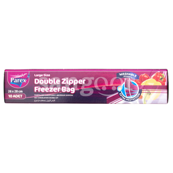 PAREX-SAC-CONGELATION-DOUBLE-ZIP-LOCK-GM-26-28CM-10PCS.png.Prix Tunisie