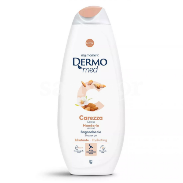DERMOMED-GEL-DOUCHE-750ML-CARESS-ALMOND.png.Prix Tunisie