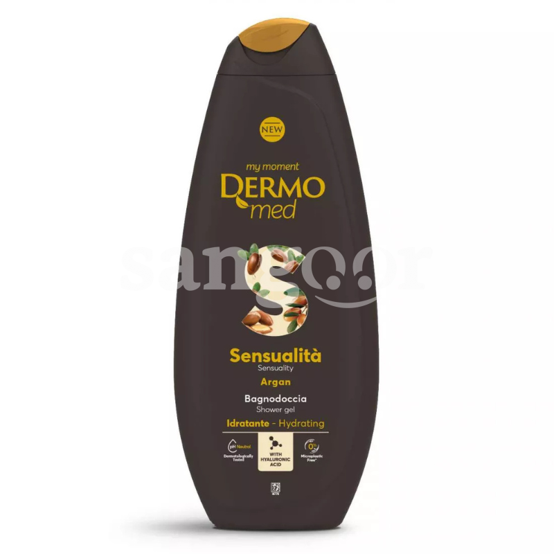 DERMOMED GEL DOUCHE 750ML SENSUALITY ARGAN DERMOMED-GEL-DOUCHE-750ML-SENSUALITY-ARGAN.png.Prix Tunisie