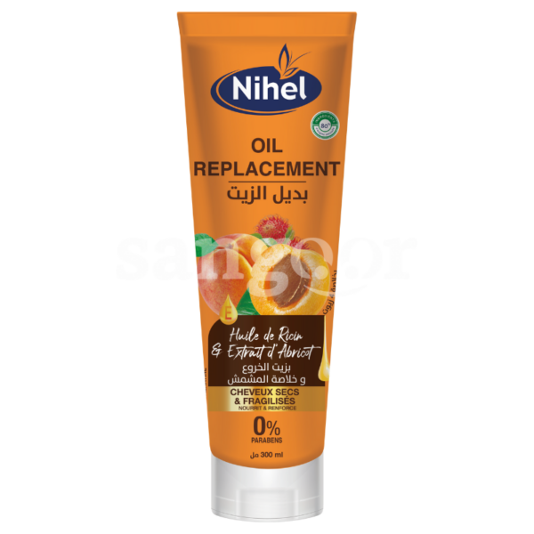 NIHEL-OIL-REPLACEMENT-300ML-HUILE-DE-RICIN-ABRICOT-1.png.Prix Tunisie