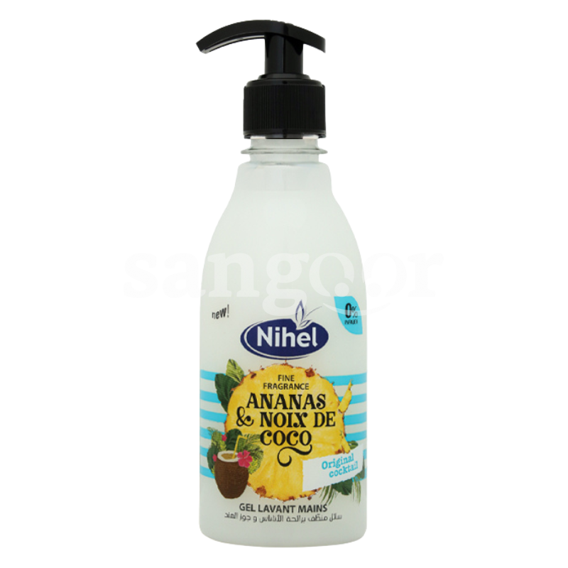 NIHEL SAVON LIQUIDE 380ML ANANAS NOIX DE COCO NIHEL-SAVON-LIQUIDE-380ML-ANANAS-NOIX-DE-COCO.png Prix Tunisie