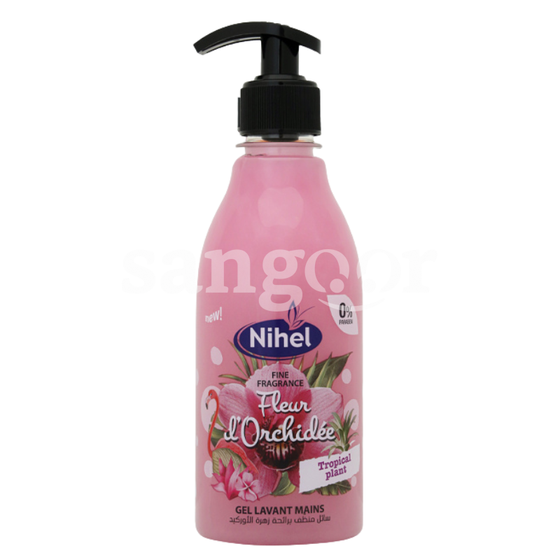 NIHEL SAVON LIQUIDE 380ML FLEUR D ORCHIDEE NIHEL-SAVON-LIQUIDE-380ML-FLEUR-D-ORCHIDEE.png Prix Tunisie