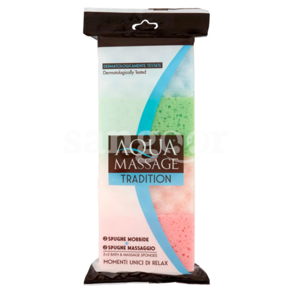 AQUAMASSAGE-EPONGE-MOUSSE-ET-MASSAGE-4PCS.png.Prix Tunisie