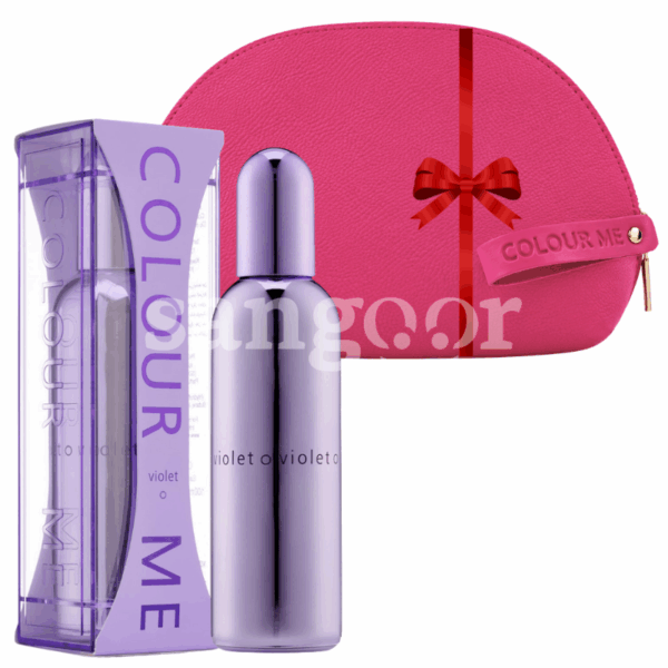 COLOUR ME EAU DE PARFUM 100ML WOMEN VIOLET+ TROUSSE GRATUIT Prix Tunisie