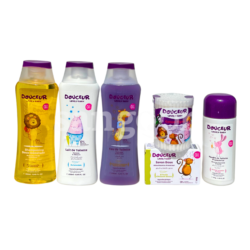 DOUCEUR COFFRET LOVELY BABY 6PCS DOUCEUR-COFFRET-LOVELY-BABY-6PCS.png.Prix Tunisie
