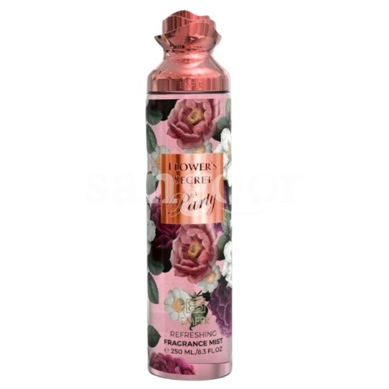 EMPER BODY MIST 250ML FLOWERS SECRET PARTY EMPER-BODY-MIST-250ML-FLOWERS-SECRET-PARTY.png.Prix Tunisie