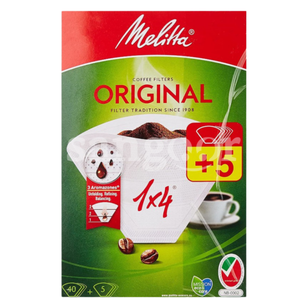 MELITTA-FILTRE-A-CAFE-CLASSIC-1X4-40PCS-5PCS.png.Prix Tunisie