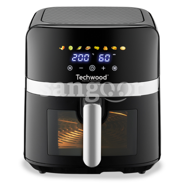 TECHWOOD-AIR-FRYER-NOIR-8L-1700W.png.Prix Tunisie