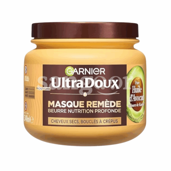 GARNIER-ULTRA-DOUX-MASQUE-340ML-AVOCAT-KARITE-1.png.Prix Tunisie
