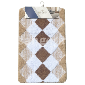 BRIGHT-CROWN-TAPIS-SALLE-DE-BAIN-LOSANGE-82X50CM.png.Prix Tunisie