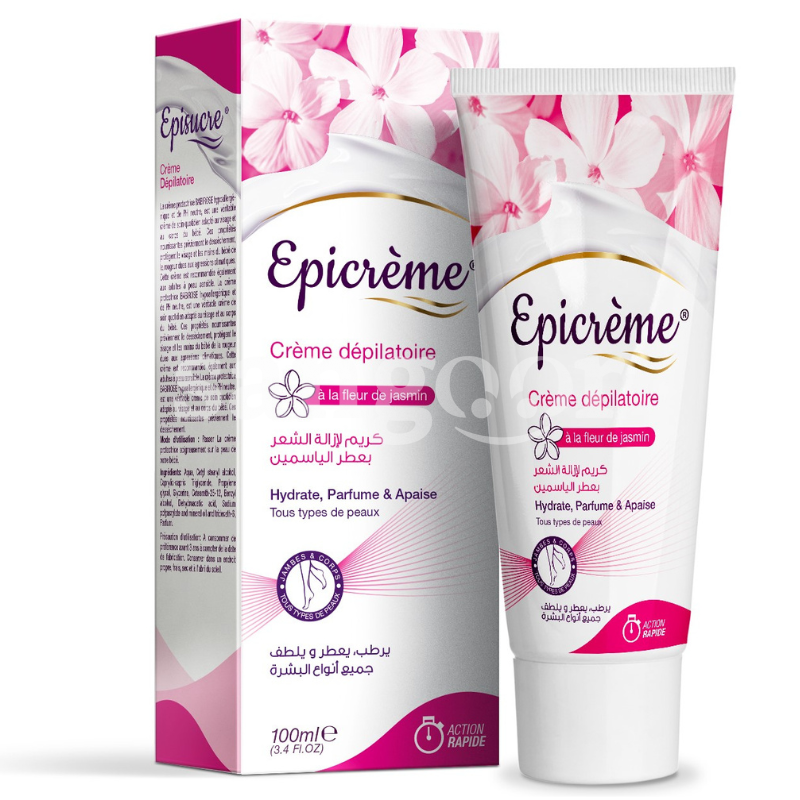 EPICREME CREME DEPILATOIRE 100ML FLEUR DE JASMIN EPICREME-CREME-DEPILATOIRE-100ML-FLEUR-DE-JASMIN.png Prix Tunisie