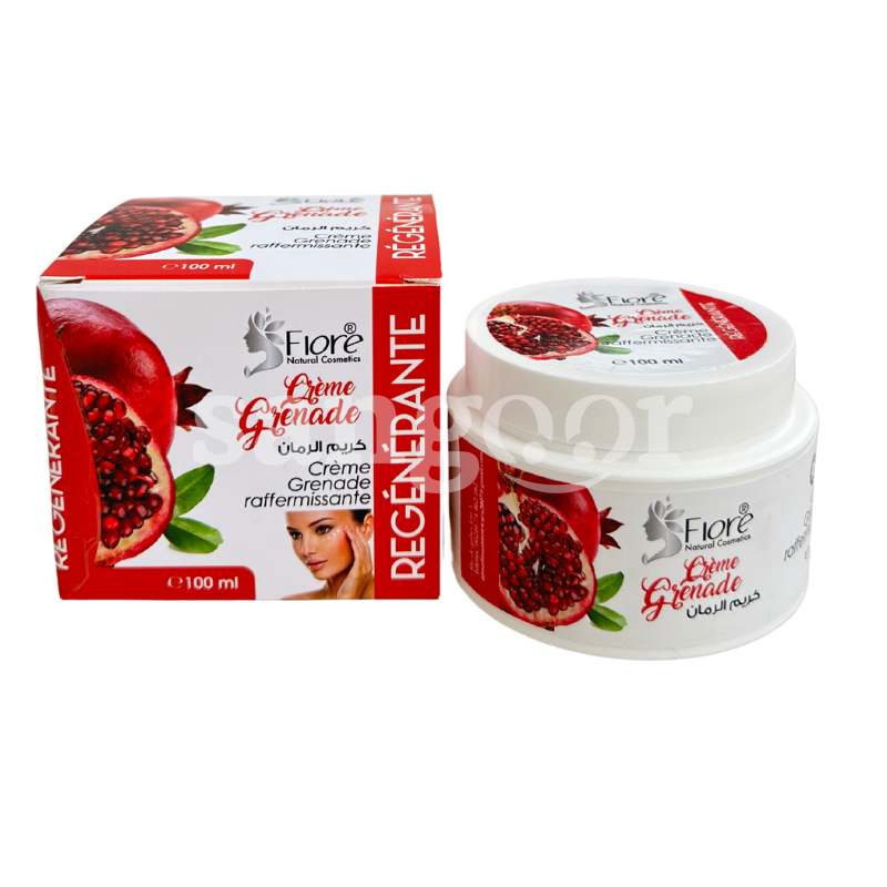 FIORE CREME VISAGE 100ML GRENADE REGENERANTE FIORE-CREME-VISAGE-100ML-GRENADE-REGENERANTE.png. Prix Tunisie