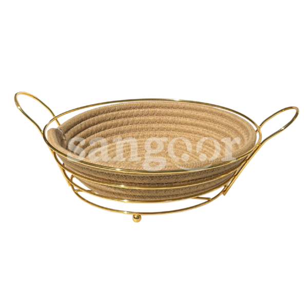 PANIER-A-PAIN-ROND-SUPPORT-DORE.png. Prix Tunisie