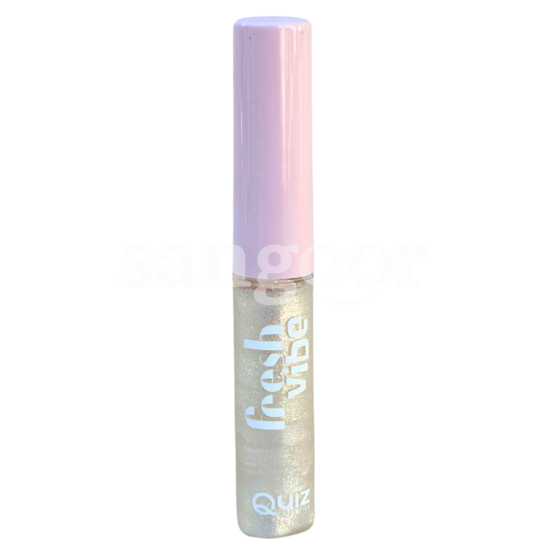 QUIZ GLOSS FRESH VIBE N01 PAILLETTE ARGENT QUIZ-GLOSS-FRESH-VIBE-N01-PAILLETTE-ARGENT.png.Prix Tunisie