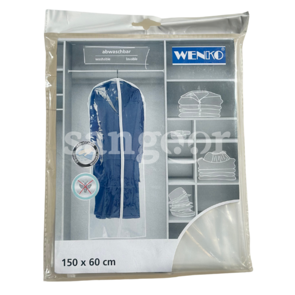 WENKO-HOUSSE-VETEMENT-TRANSPARENT-150X60CM.png.Prix Tunisie