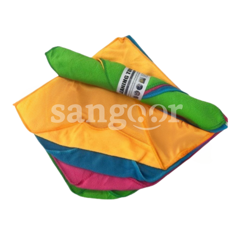 AJ LAVETTE MICROFIBRE 30X30CM 4PCS AJ-LAVETTE-MICROFIBRE-30X30CM-4PCS.png.Prix Tunisie