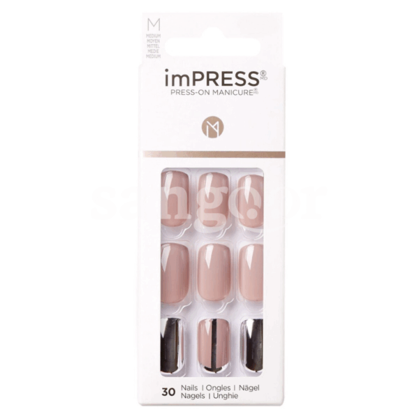 KISS-FAUX-ONGLE-IMPRESS-30PCS-CLOUDY.png.Prix Tunisie