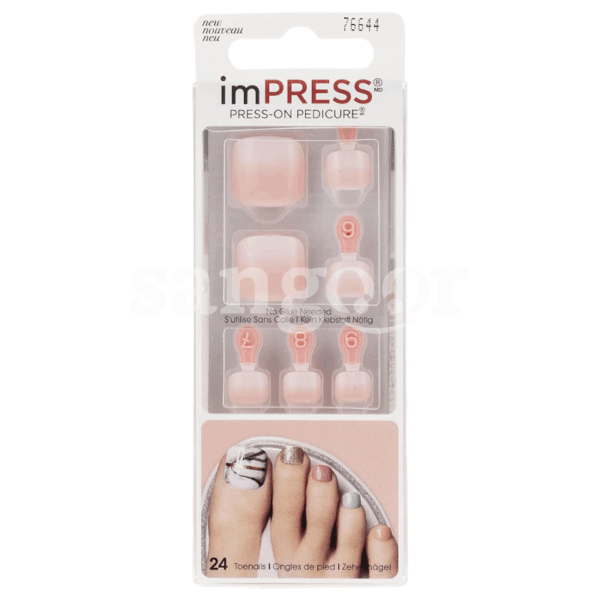 KISS-FAUX-ONGLES-PIEDS-IMPRESS-30PCS-HIGHT-TIDE.png.Prix Tunisie