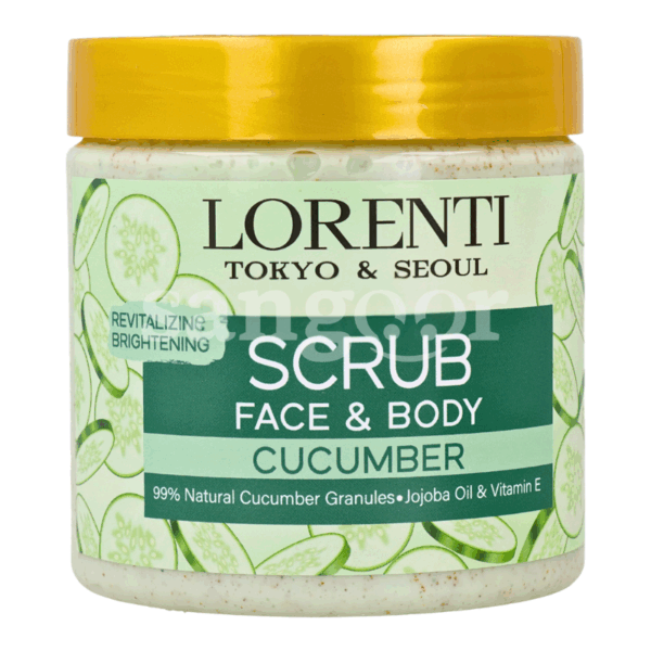 LORENTI-GOMMAGE-VISAGE-ET-CORPS-500ML-CUCUMBER.png.Prix Tunisie