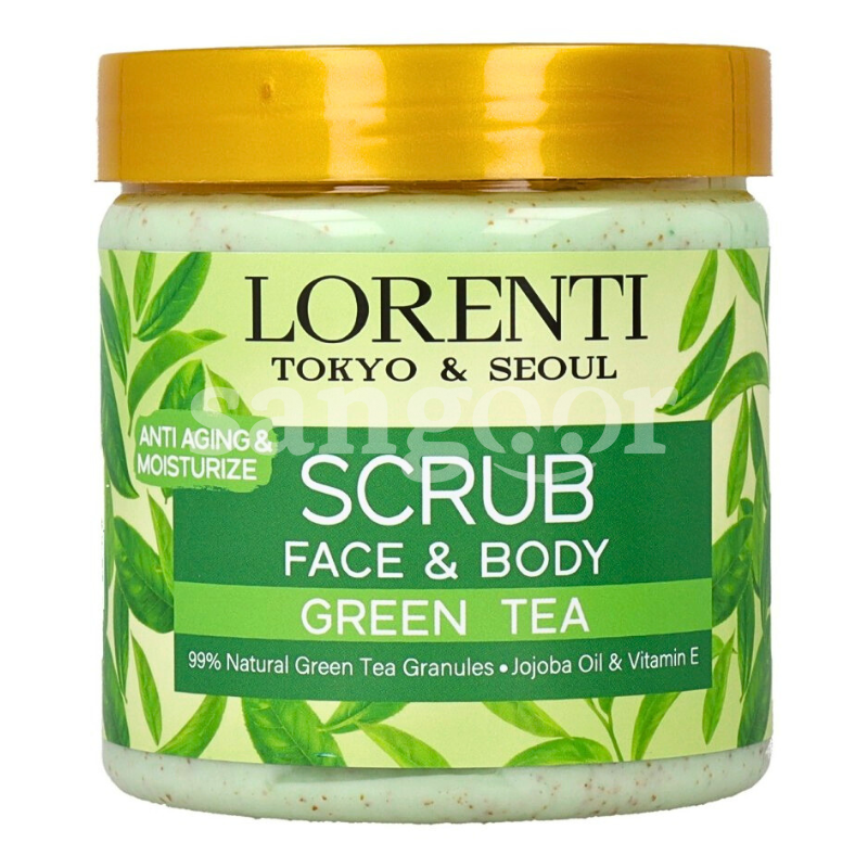 LORENTI GOMMAGE VISAGE ET CORPS 500ML GREEN TEA LORENTI-GOMMAGE-VISAGE-ET-CORPS-500ML-GREEN-TEA.png.Prix Tunisie