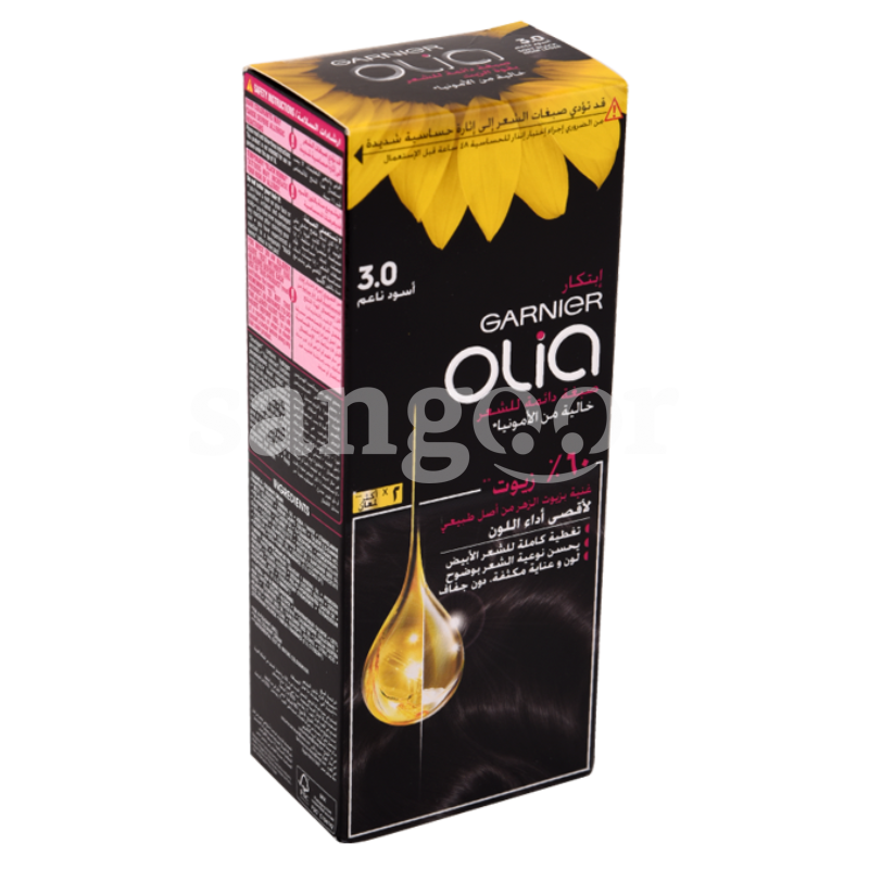 OLIA TEINTURE N3.0 NOIR LEGER OLIA-TEINTURE-N3.0-NOIR-LEGER.png.Prix Tunisie
