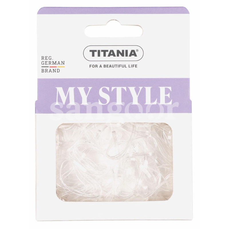 TITANIA ELASTIQUES 150PCS TRANSPARENTS 2CM 8065 TITANIA-ELASTIQUES-150PCS-TRANSPARENTS-2CM-8065.png.Prix Tunisie