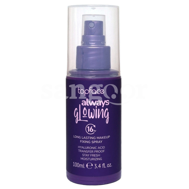 TOPFACE FIXATEUR 100ML ALWAYS GLOWING TOPFACE-FIXATEUR-100ML-ALWAYS-GLOWING.png.Prix Tunisie