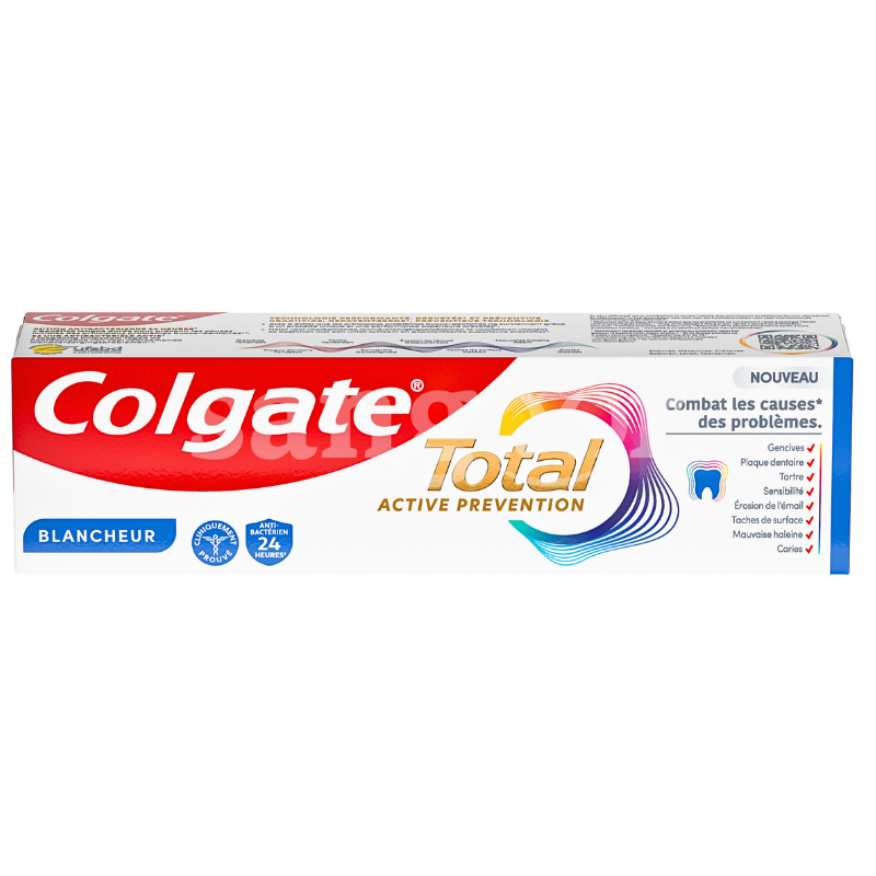 COLGATE DENTIFRICE 75ML TOTAL BLANCHEUR COLGATE-DENTIFRICE-75ML-TOTAL-BLANCHEUR.png Prix Tunisie