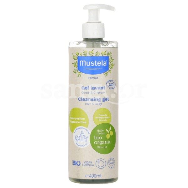 MUSTELA-GEL-LAVANT-DOUX-BEBE-400ML-OLIVE.png.Prix Tunisie