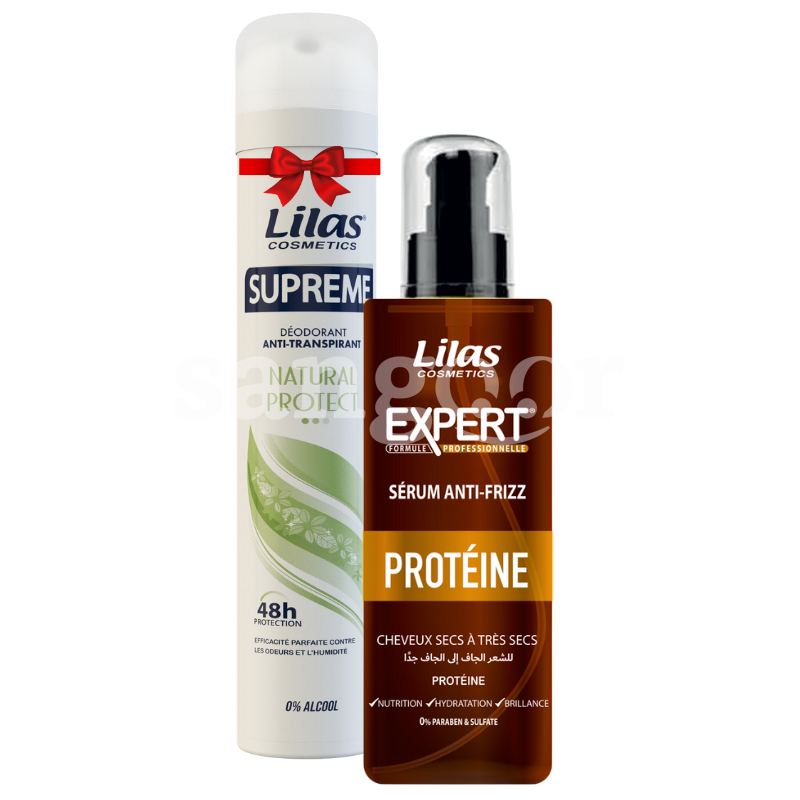 PACK LILAS SERUM 125ML EXPERT +DEODORANT 200ML SUPREME FEMME OU HOMME GRATUIT PACK-LILAS-SERUM-125ML-EXPERT-DEODORANT-200ML-SUPREME-FEMME-OU-HOMME-GRATUIT.png.Prix Tunisie