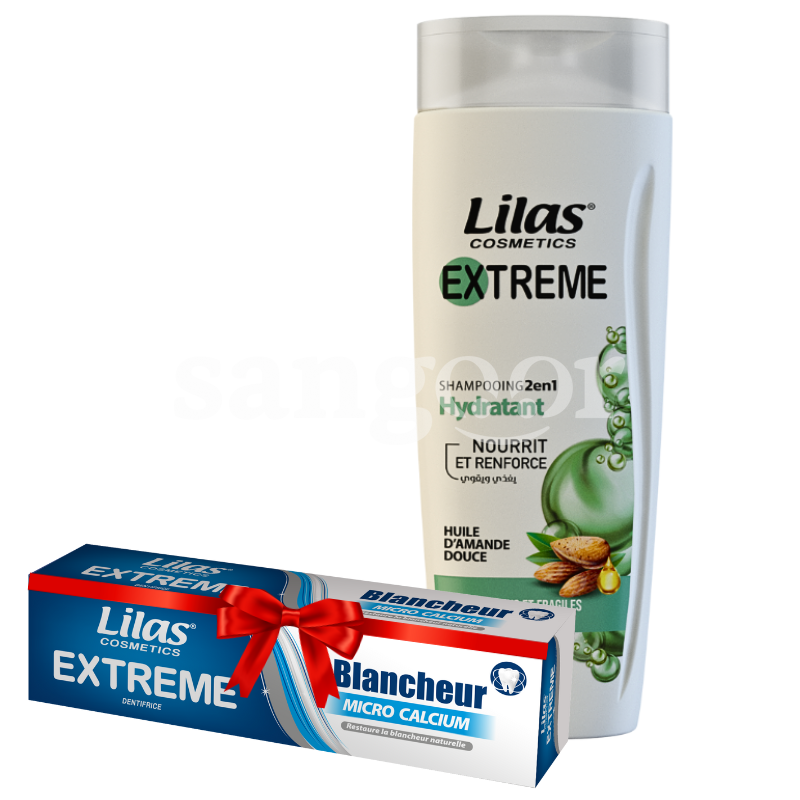 PACK LILAS SHAMPOING 350ML EXTREME +DENTIFRICE EXTREME MICRO CALCIUM GRATUIT PACK-LILAS-SHAMPOING-350ML-EXTREME-DENTIFRICE-EXTREME-MICRO-CALCIUM-GRATUIT.png.Prix Tunisie