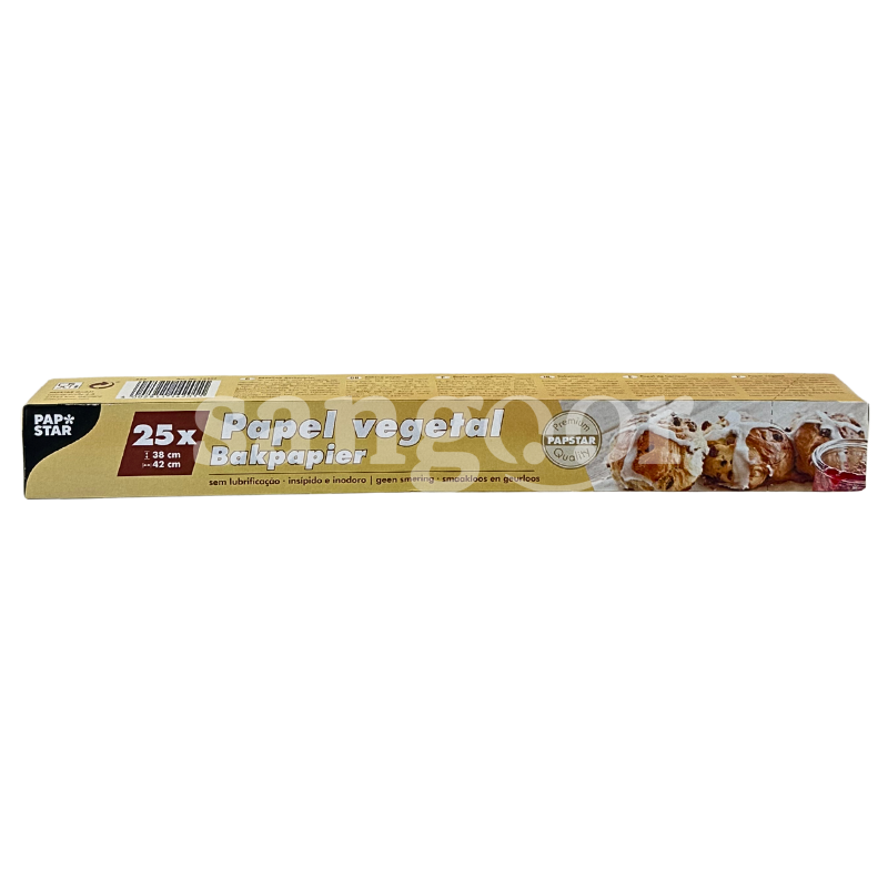 PAP STAR PAPIER CUISSON 25FEUILLES 38X42CM PAP-STAR-PAPIER-CUISSON-25FEUILLES-38X42CM.png.Prix Tunisie