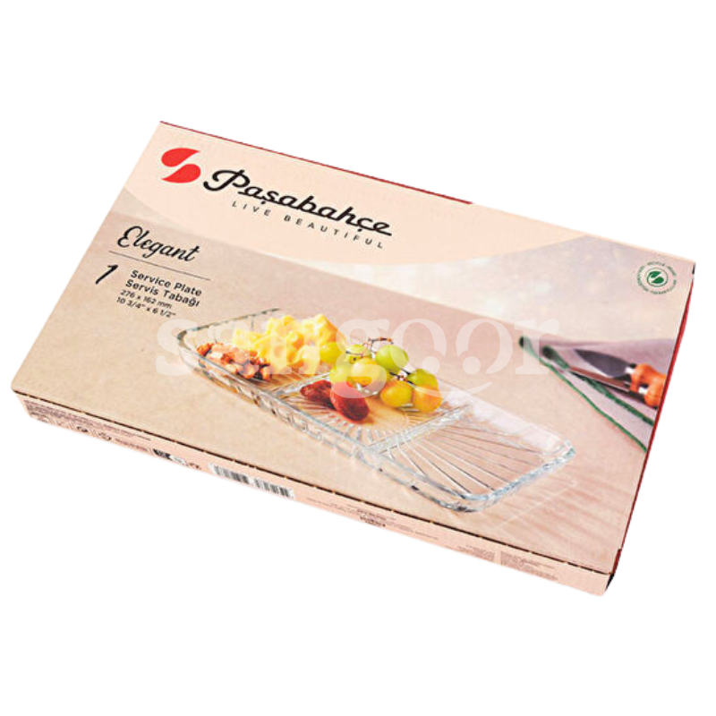 PASABAHCE PLAT 3 COMPARTIMENTS ELEGANT PASABAHCE-PLAT-3-COMPARTIMENTS-ELEGANT.png.Prix Tunisie