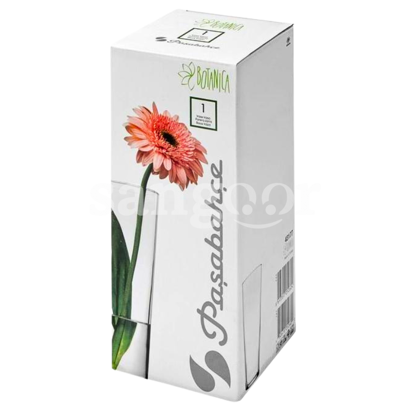 PASABAHCE VASE FLORA BOTANICA 26CM REF43177 PASABAHCE-VASE-FLORA-BOTANICA-26CM-REF43177.png.Prix Tunisie