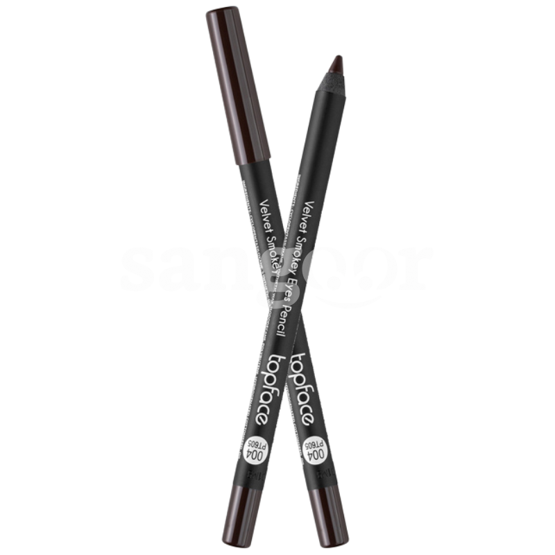 TOPFACE CRAYON VELVET SMOKY BLACK N004 TOPFACE-CRAYON-VELVET-SMOKY-BLACK-N004.png.Prix Tunisie