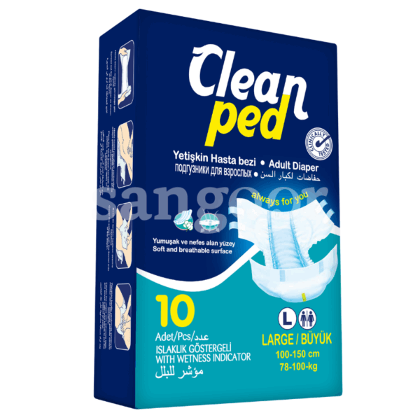 CLEAN-PED-COUCHE-ADULTE-LARGE-10PCS.png.Prix Tunisie