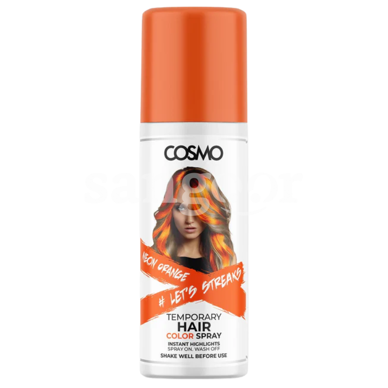 COSMO HAIR COLOR SPRAY 100ML NEON ORANGE COSMO-HAIR-COLOR-SPRAY-100ML-NEON-ORANGE.png Prix Tunisie