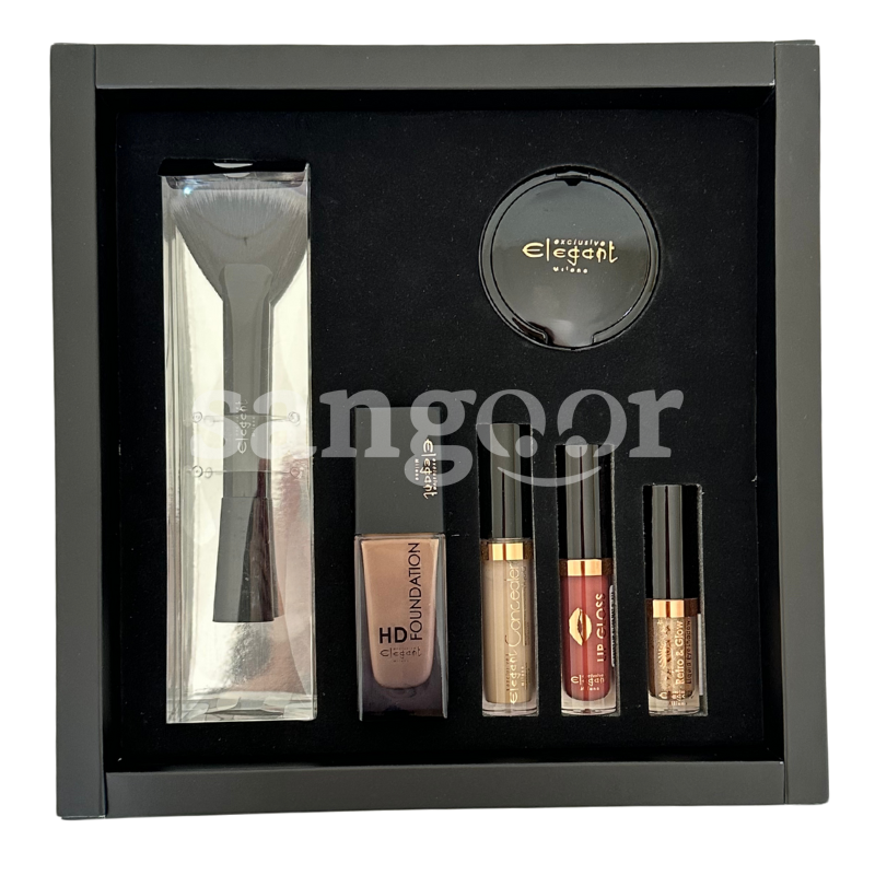 ELEGANT BOX GLOW TOUCH 5PCS +PINCEAU GRATUIT ELEGANT-BOX-GLOW-TOUCH-5PCS-PINCEAU-GRATUIT.png.Prix Tunisie