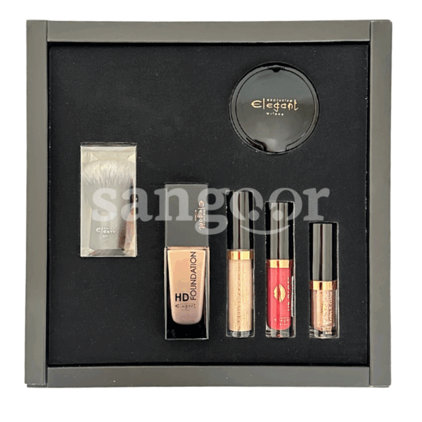 ELEGANT-BOX-POUDRE-D-ECLAT-5PCS-PINCEAU-GRATUIT.png.Prix Tunisie
