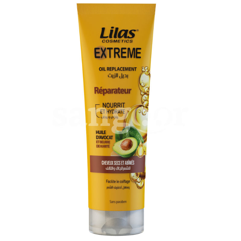 LILAS OIL REPLACEMENT 300ML EXTREME REPARATEUR LILAS-OIL-REPLACEMENT-300ML-EXTREME-REPARATEUR.png.Prix Tunisie
