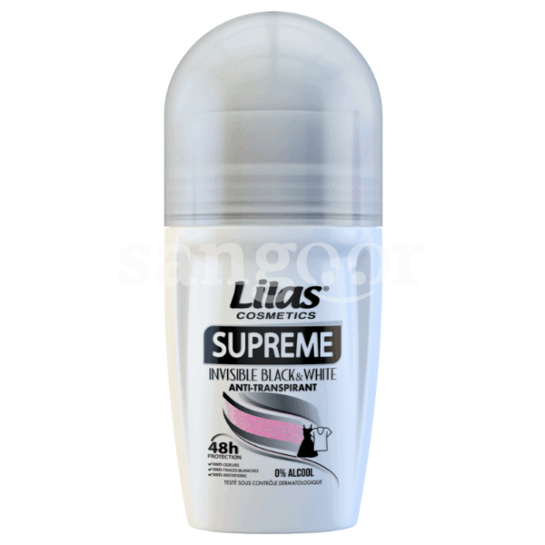 LILAS-ROLL-ON-65ML-SUPREME-INVISIBLE-BLACK-WHITE.png.Prix Tunisie