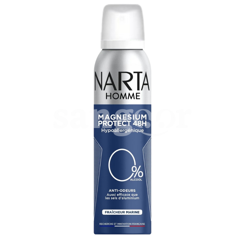 NARTA DEODORANT 150ML MAGNESIUM PROTECT HOMME NARTA-DEODORANT-150ML-MAGNESIUM-PROTECT-HOMME.png Prix Tunisie