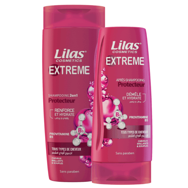 PACK-LILAS-SHAMPOING-600ML-APRES-SHAMPOING-180ML-EXTREME.png.Prix Tunisie