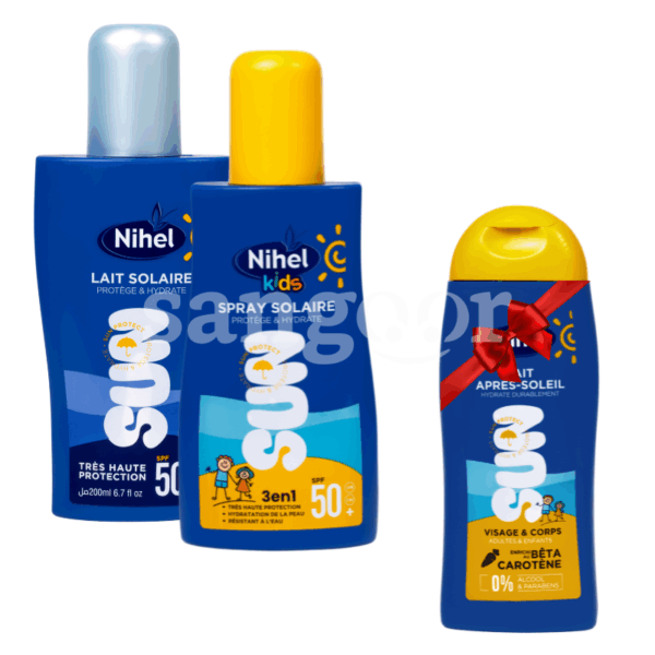 PACK-NIHEL-SPRAY-SOLAIRE-ADULTE-200ML-SPRAY-KIDS-200ML-APRES-SOLEIL-200ML-GRATUIT.png.Prix Tunisie