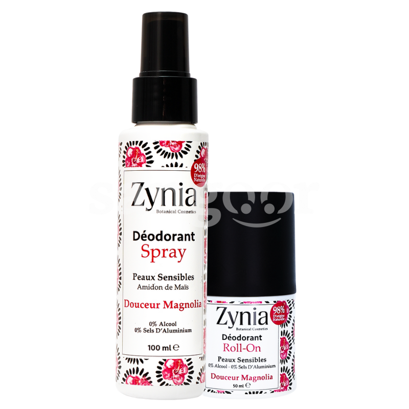 PACK ZYNIA DEODORANT SPRAY 100ML +ROLL ON 50ML DOUCEUR MAGNOLIA PACK-ZYNIA-DEODORANT-SPRAY-100ML-ROLL-ON-50ML-DOUCEUR-MAGNOLIA.png.Prix Tunisie