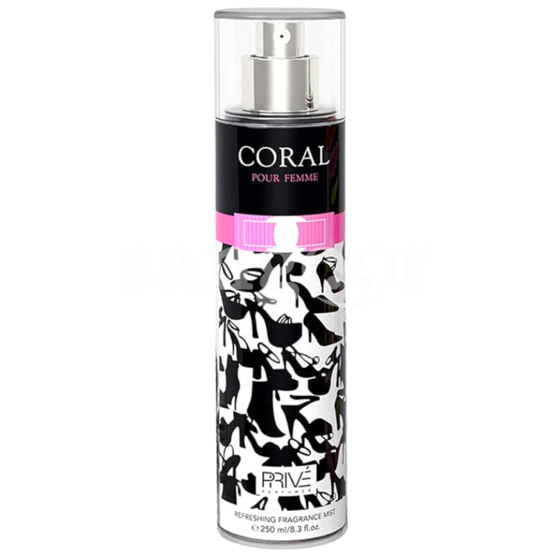 PRIVE BODY MIST 250ML CORAL PRIVE-BODY-MIST-250ML-CORAL.png.Prix Tunisie